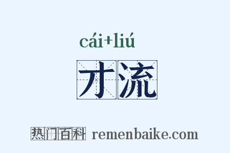 才流是什么意思的图片